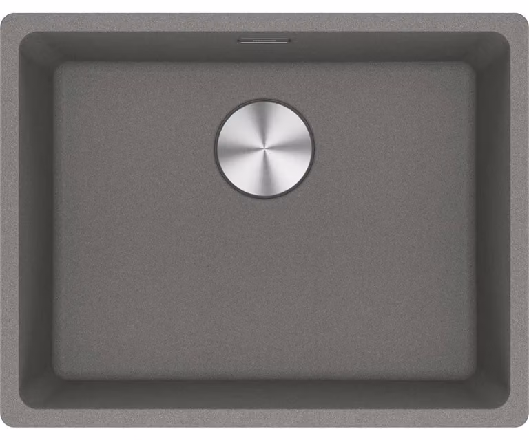 Fregadero encastrado Franke Maris MRG 210-52 de fragranito en color gris piedra con control manual para encimera de 60 cm