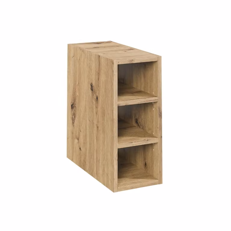 Estantería abierta para baño COMAD en madera de roble color marrón con acabado mate y Profundidad: 20 cm