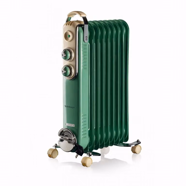 Radiador de aceite eléctrico Ariete 0838/14 de 2000 W en color verde
