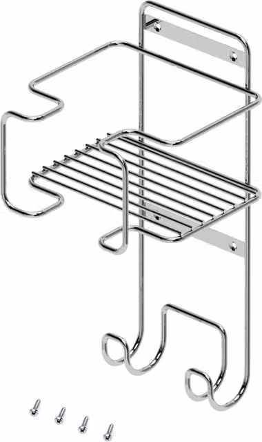 Soporte para tabla de planchar Emuca en acero cromado color plata