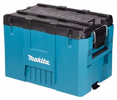 Caja de herramientas de extensión extragrande Makita MAKTRAK azul con insertos metálicos apilable An/P/Al: 58,5 x 40,18 x 39,4 cm