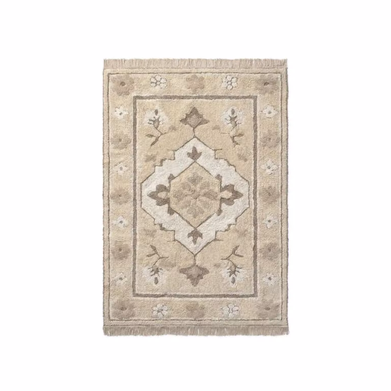 Alfombra infantil lavable Lorena Canals de estilo oriental y retro en rojo y beige, An/P: 120 x 160 cm