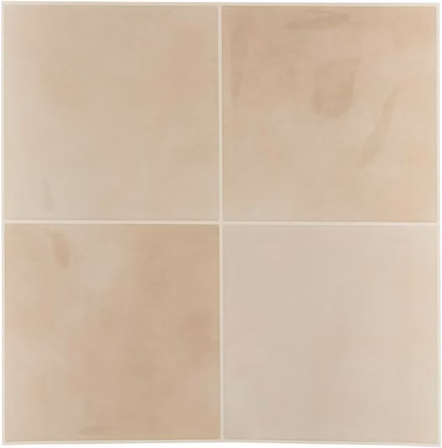 Set de 2 Vinilos Decorativos Caro Cuadrado de Atmosphera en Color Beige con Diseño Geométrico Moderno de 25 x 25 cm