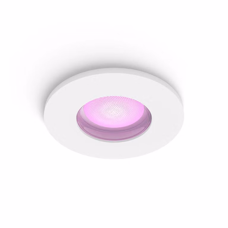 Foco Empotrable LED Philips Hue White & Color Ambiance de Color Blanco para Baño