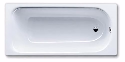 Bañera rectangular Kaldewei Franz de acero esmaltado en color blanco An/P/Al: 150 x 70 x 39 cm