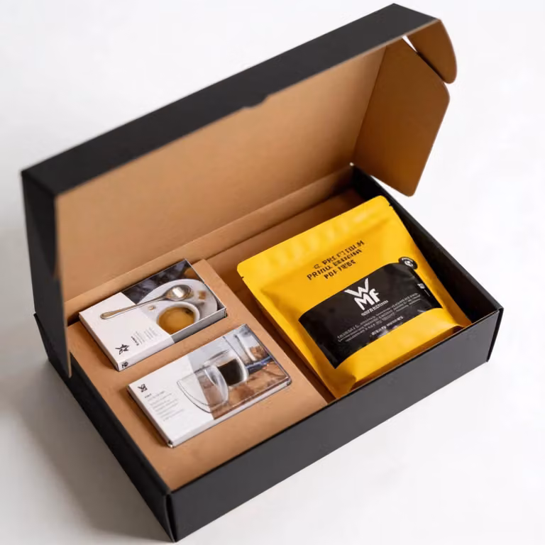 Set de café WMF Welcome Kit en color negro