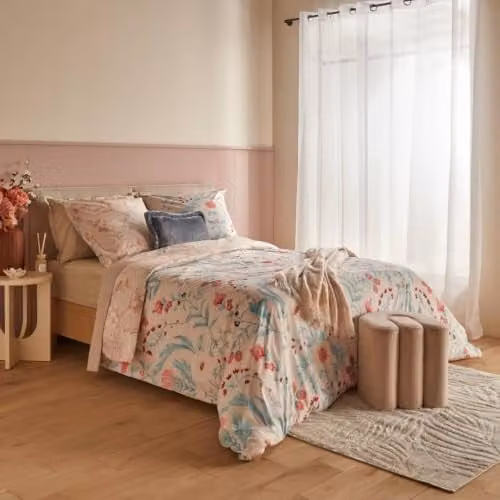 Juego de cama Morris de Atmosphera en color beige y multicolor, An/P: 220 x 240 cm