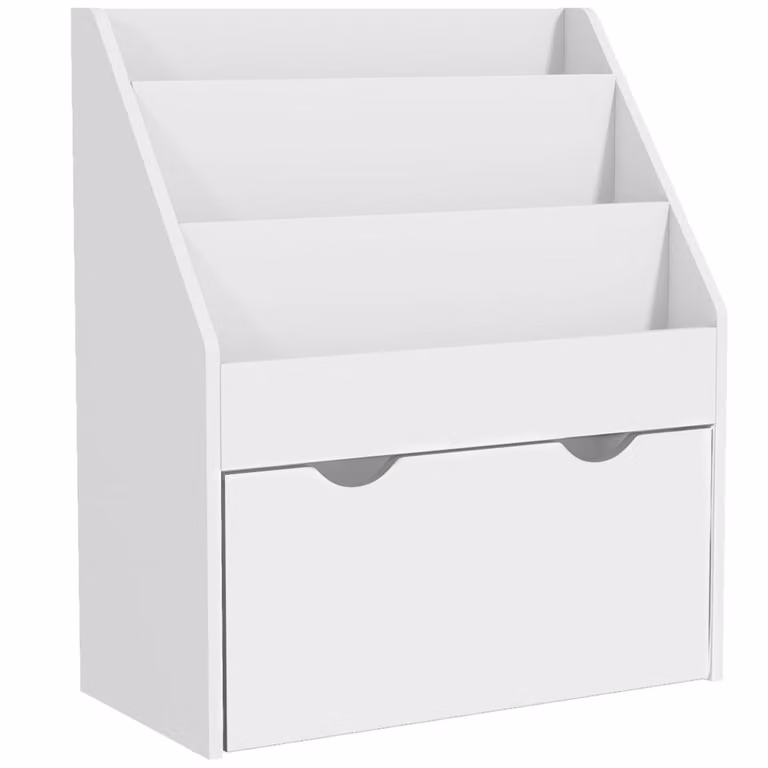 Librería infantil AIYAPLAY en MDF color blanco An/P/Al: 62.5 x 30 x 70 cm