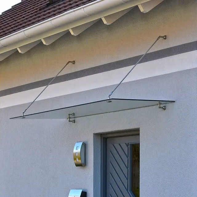 Marquesina de cristal transparente RENMA Home Deluxe An/P: 150 x 90 cm