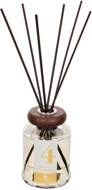 Difusor de fragancias con varillas Atmosphera Douceur de Néroli en color beige y transparente con notas florales, frutales y orientales