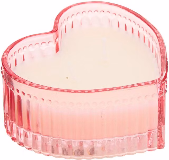 Vela Perfumada con Forma de Corazón y Aroma Floral Rosa de Atmosphera de 95g