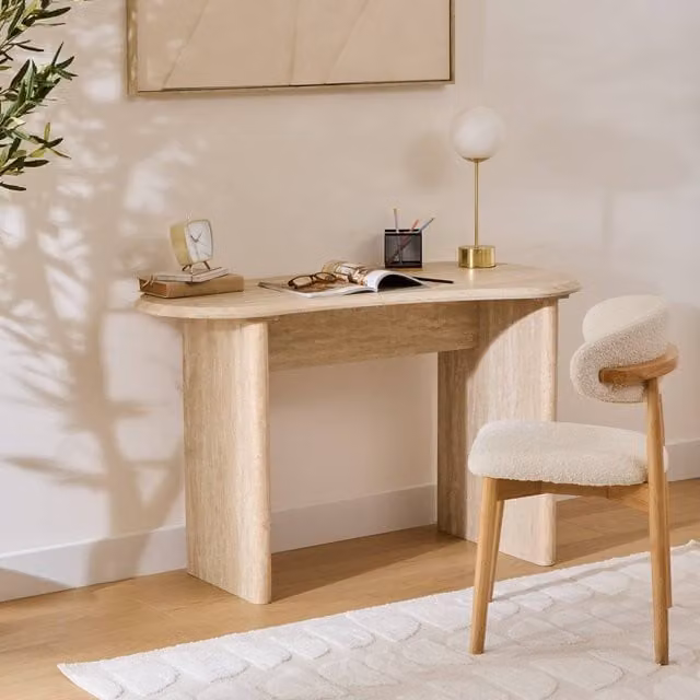 Escritorio Anaya de Atmosphera en color beige, An/P/Al: 120 x 60 x 75,5 cm