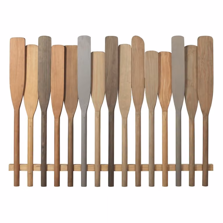 Cabecero de pino macizo multicolor de Maisons du Monde para cama de 160x200 cm