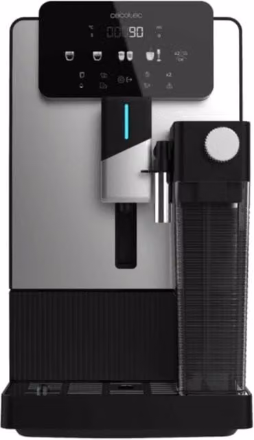 Cafetera superautomática Cecotec Cremmaet Latte con sistema Thermoblock y 19 bares, color negro