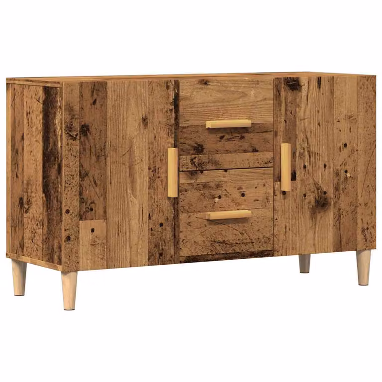 Aparador de madera de ingeniería envejecida vidaXL en color marrón An/P/Al: 100 x 36 x 60 cm