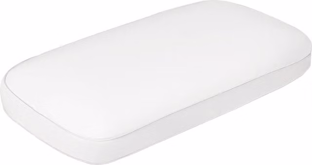 Almohada Viscoelástica HOMCOM de Espuma Transpirable con Diseño Ergonómico para Adultos, Color Beige o Blanco, An/P/Al: 80 x 40 x 91 cm
