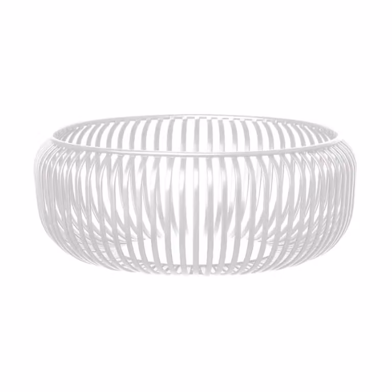 Cuenco para ensalada Lito de Blomus en acero inoxidable blanco Ø 25 cm