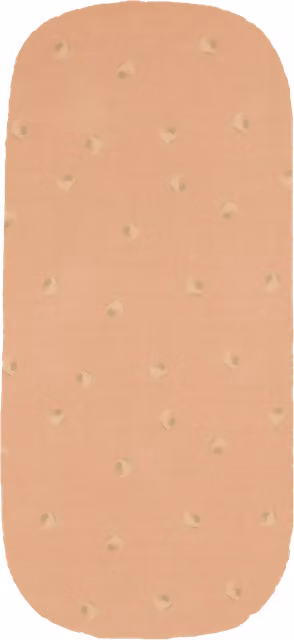 Sábana bajera de moisés Nobodinoz Wabi-Sabi en doble gasa de algodón orgánico rosa