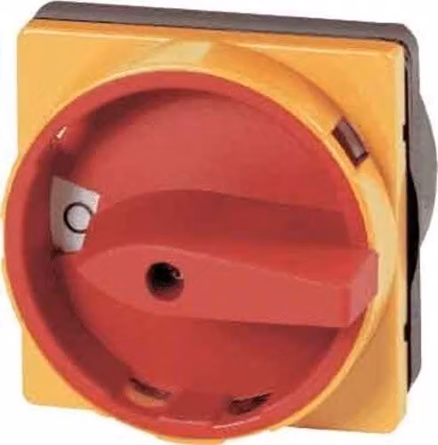Interruptor rotatorio Eaton P5-160/EA/SVB de 3 polos, color rojo, An/P/Al: 15,0 x 13,0 x 11,5 cm