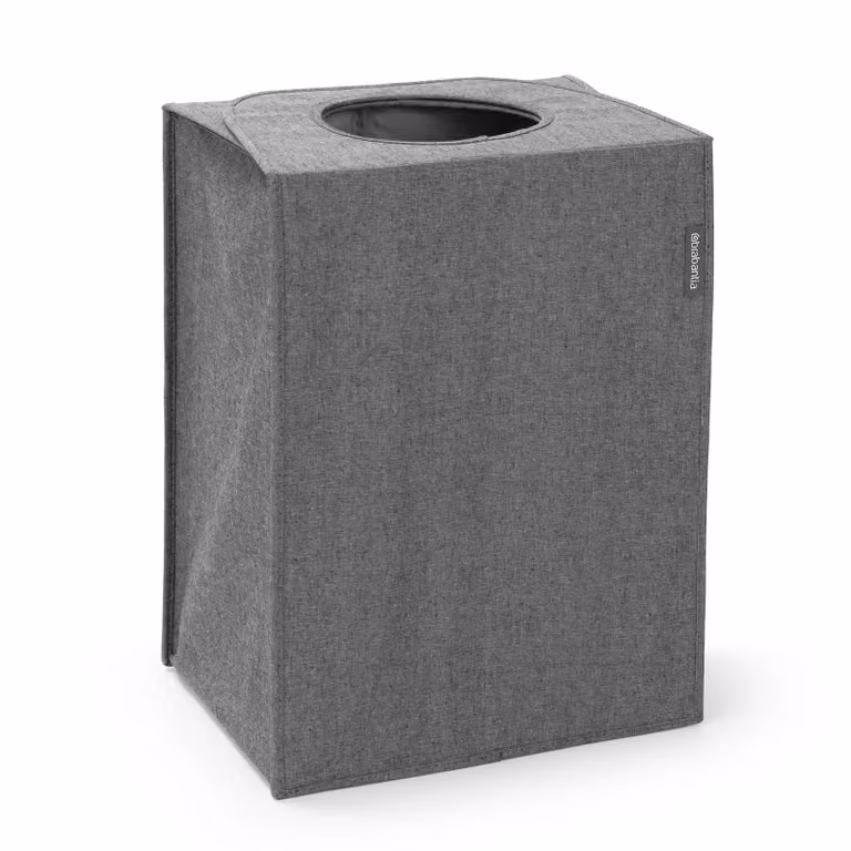 Cesto para ropa sucia Brabantia rectangular de 55 l en gris oscuro