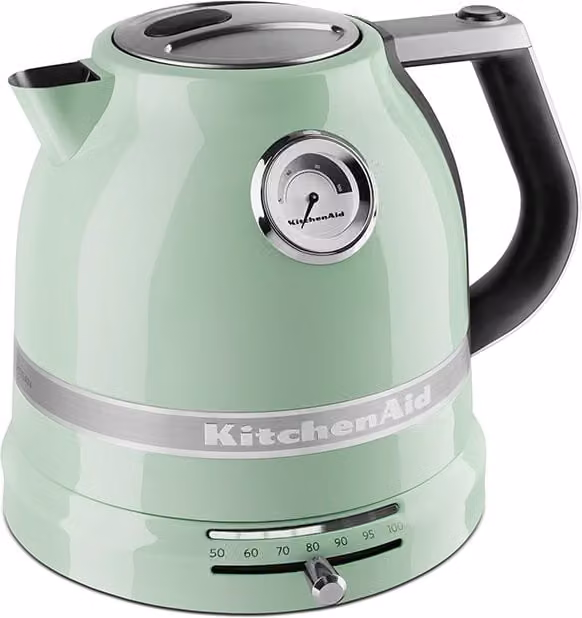 Hervidor KitchenAid 5KEK1522E de 1,5 l en color verde con apagado automático y filtro antical