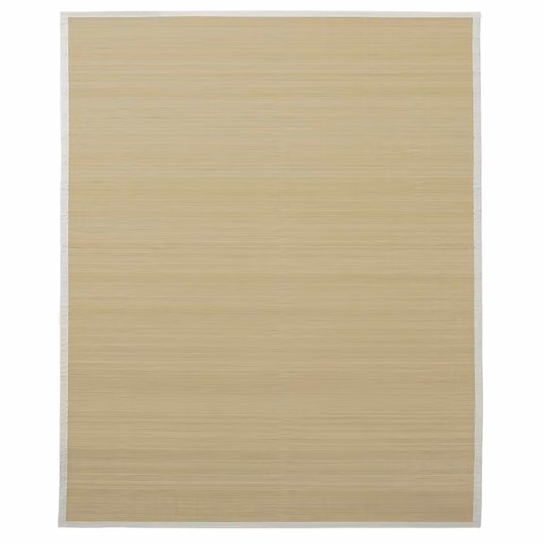 Alfombra de bambú y polipropileno vidaXL color beige y marrón, An/P: 160 x 230 cm