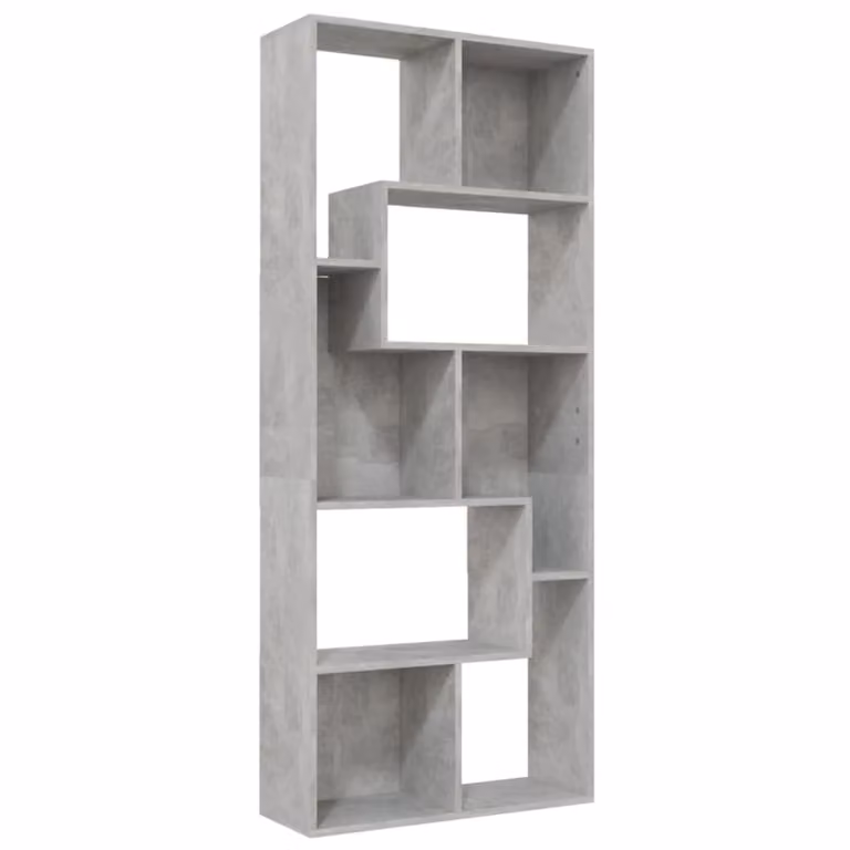 Estantería de madera Maison Chic en color gris para salón An/P/Al: 67 x 24 x 161 cm