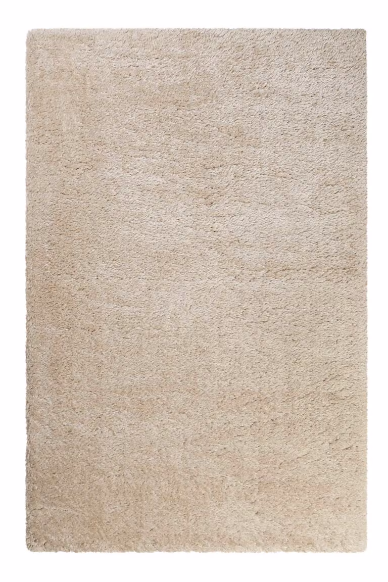 Alfombra suave Homie Living color arena de 200 x 133 cm con altura de pelo de 50 mm