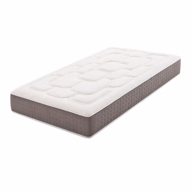 Colchón de espuma viscoelástica Kingmax blanco con regulación de temperatura y propiedades antibacterianas An/P/Al: 190 x 80 x 30 cm