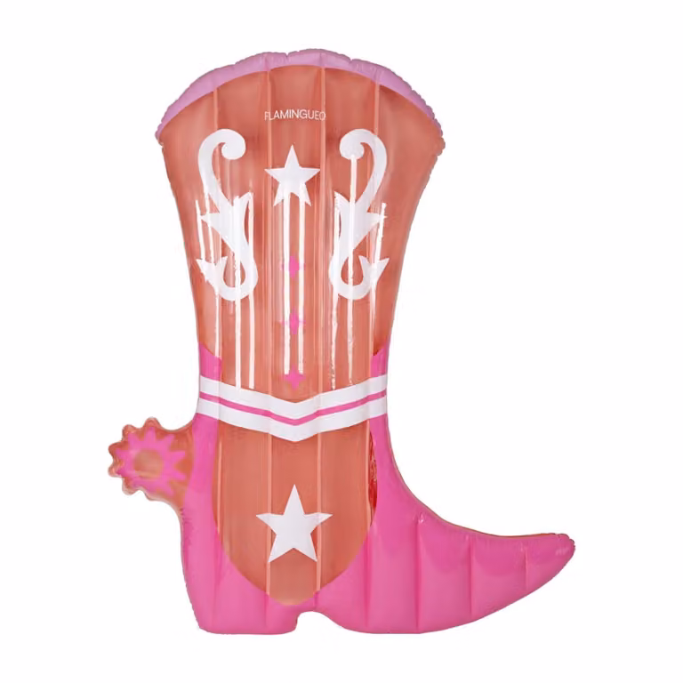 Flotador de piscina Flamingueo Comfort en PVC color rosa