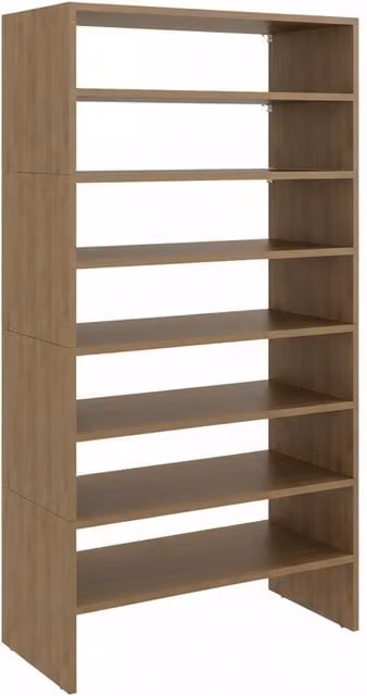 Combo zapatero Ámsterdam de TUHOME CONCEPT en color marrón con diseño moderno y estantes internos para dormitorio o pasillo