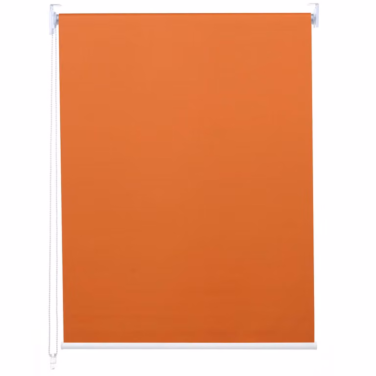 Estor enrollable Mendler HWC-D52 opaco color naranja con aislamiento térmico An/P/Al: 80 x 160 cm