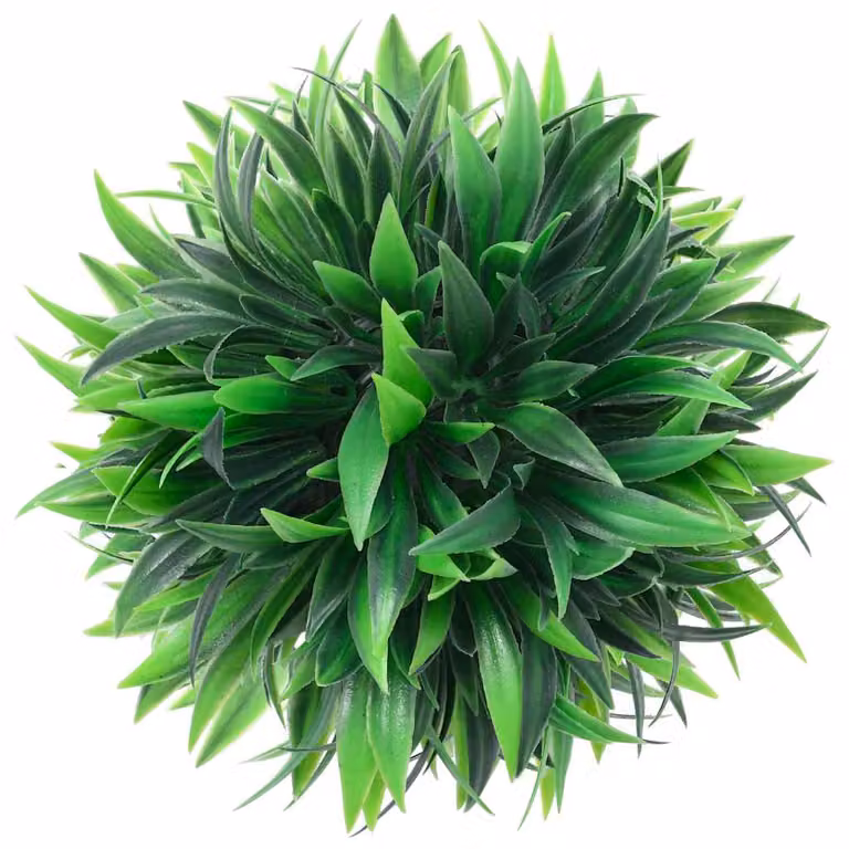 Pack de 4 bolas de boj artificial verde vidaXL de 15 cm