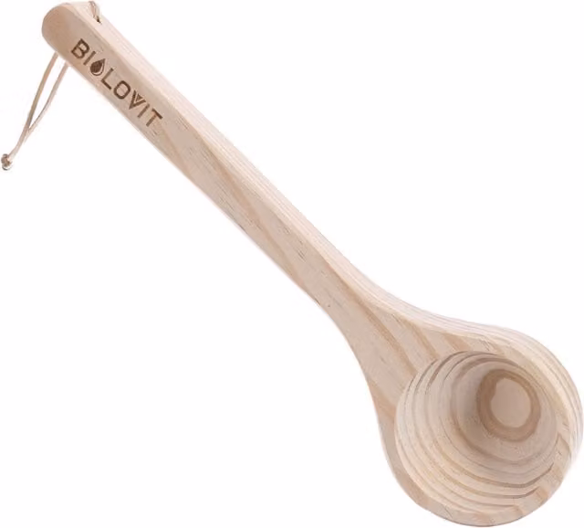 Cuchara de sauna de pino Bilovit color beige de 100 ml