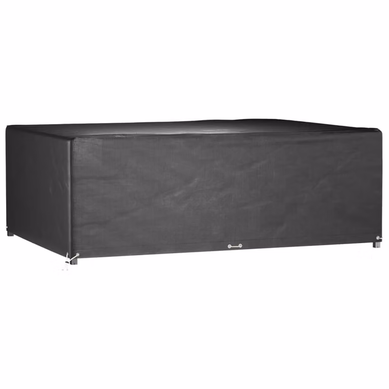 Pack de 2 fundas para muebles de jardín vidaXL impermeables en poliéster color negro, An/P/Al: 240 x 180 x 80 cm