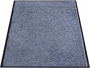 Estera contra la suciedad Rau Eazycare Wash de color gris, lavable y antideslizante, An: 150 cm x Al: 85 cm