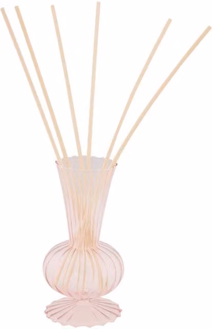 Difusor de fragancia de varillas flor de rosa Atmosphera de 100 ml en color rosa transparente