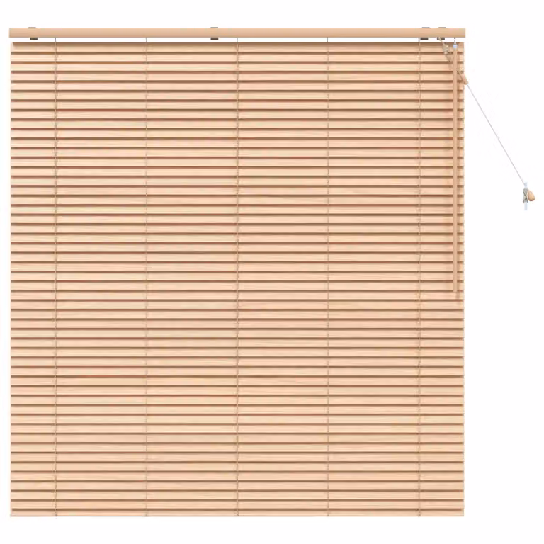 Persiana veneciana vidaXL con aspecto de madera en color marrón, An/Al: 150 x 160 cm