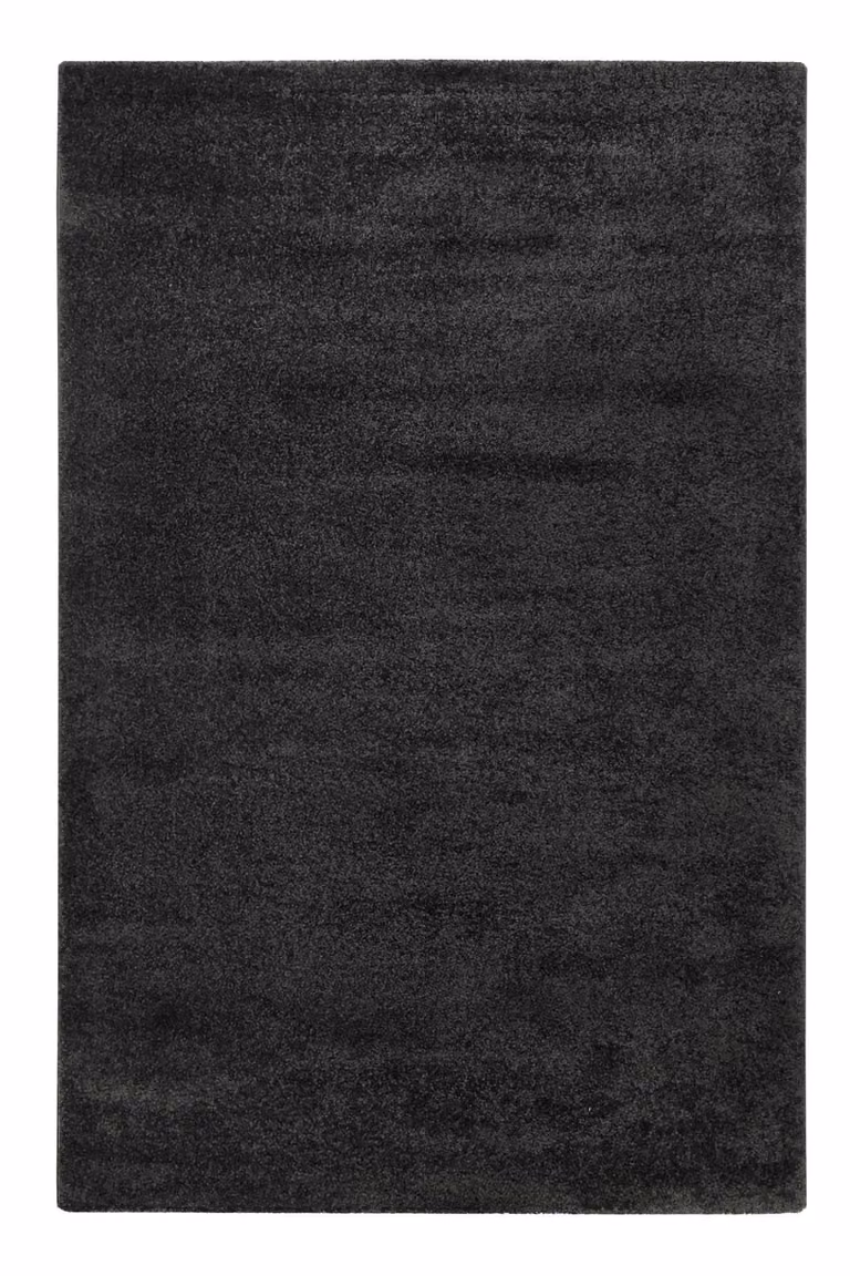 Alfombra tejida Esprit de diseño moderno en color gris antracita, An/P: 200 x 290 cm