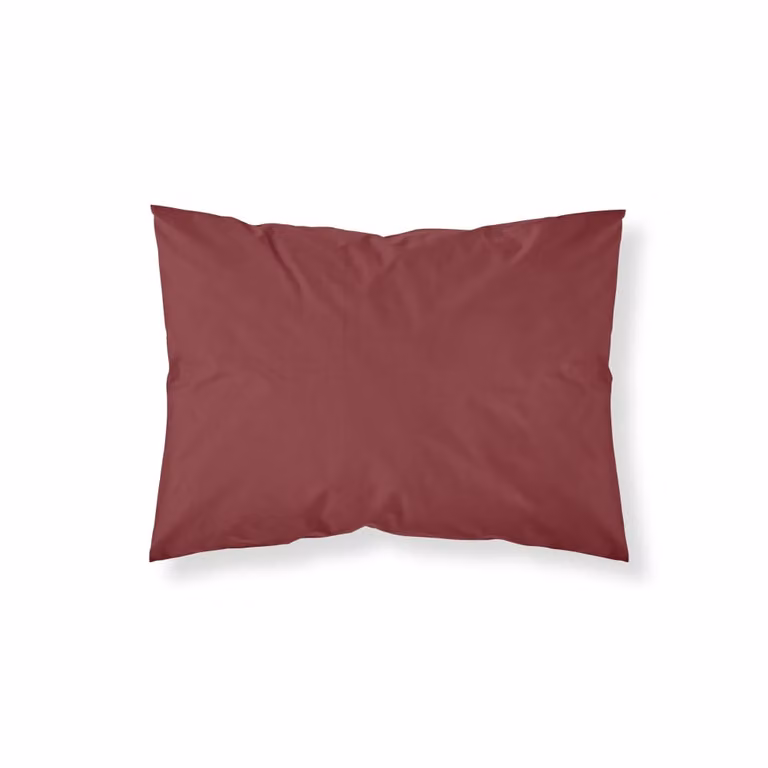 Funda de almohada Muare Home de algodón en color rojo, 80 x 80 cm