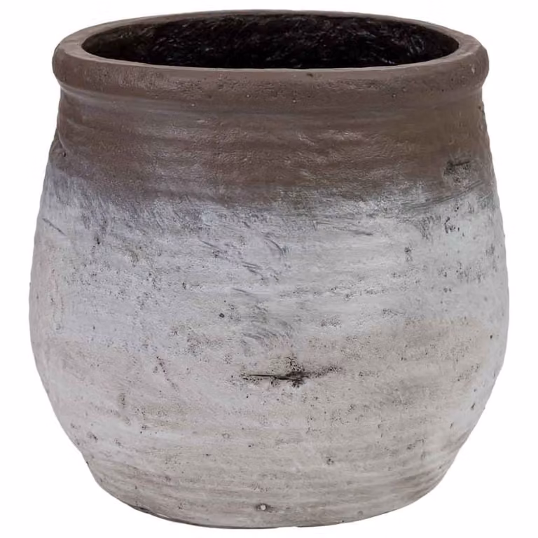 Macetero de mesa redondo Wanderlust deco blanco An/P/Al: 30 x 30 x 30 cm