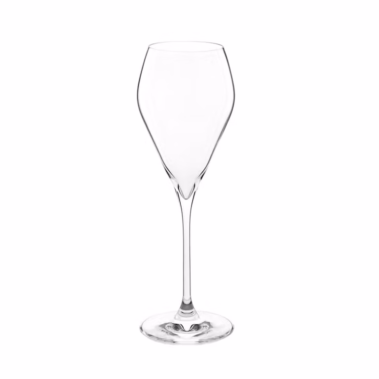 Copa de champán de cristal transparente Maisons du Monde