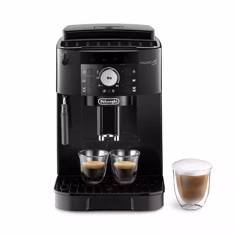 Máquina de café automática De'Longhi Magnifica S en color negro y plata