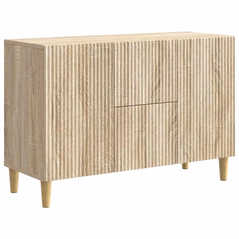 Aparador moderno vidaXL en roble sonoma y madera de ingeniería, An/P/Al: 89 x 34,5 x 60 cm