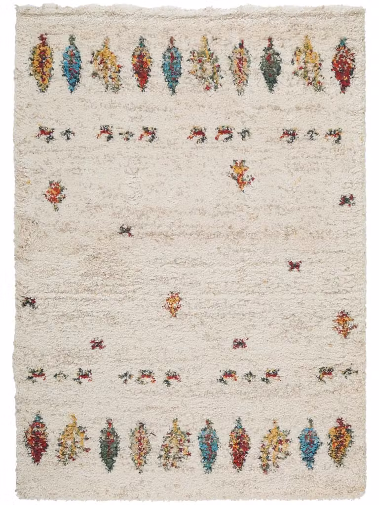 Alfombra de estilo marroquí Benuta en color beige, forma rectangular, An/P: 80 x 150 cm