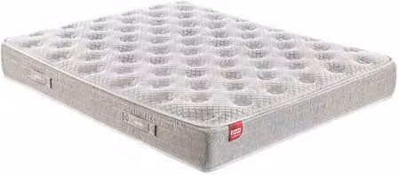 Colchón de muelles Bonell Pikolin Astra NBK de firmeza alta con soporte lumbar y regulación térmica, color gris, An/P/Al: 135 x 190 x 27 cm