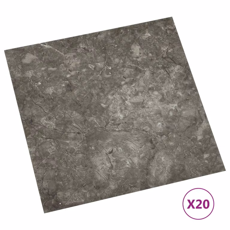 Tablones de suelo autoadhesivos con efecto madera vidaXL en negro y gris de 30,5 x 30,5 cm