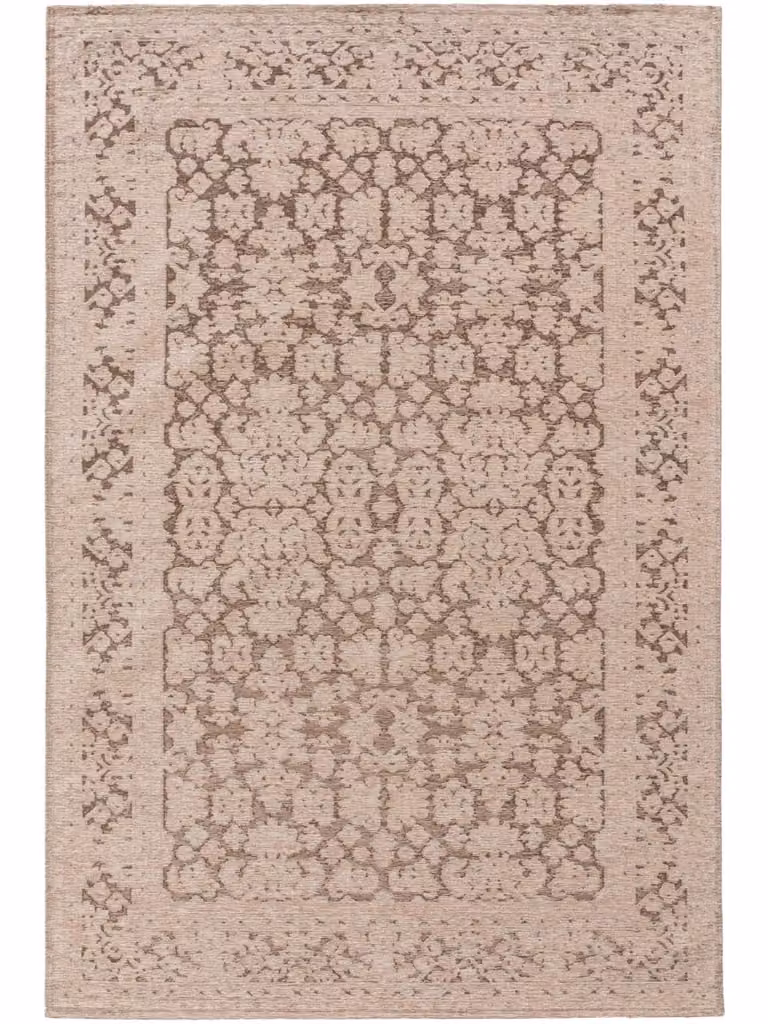 Alfombra Benuta de tejido plano estilo patchwork en gris y beige, An/P: 195 x 285 cm