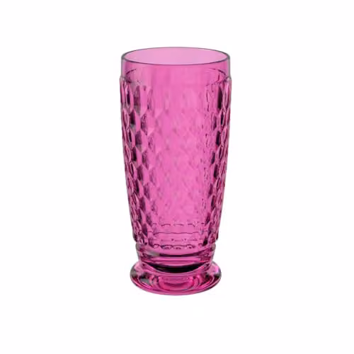 Vaso alto Boston de Villeroy & Boch en color rosa, 300 ml, de cristal para cócteles y apto para lavavajillas