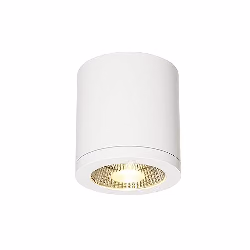 Luminaria de techo circular SLV Enola-C CL-1 LED de 9W en color blanco con luz blanca fría